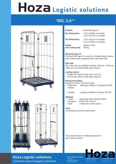 Retail Rolcontainer 3.0 ('RRC 3.0')