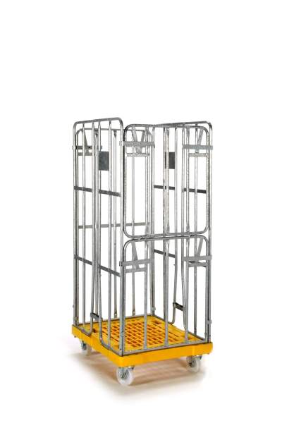 Dismountable roll container ('Basic' with 4 walls)