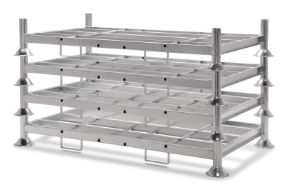 Mobile stacking rack